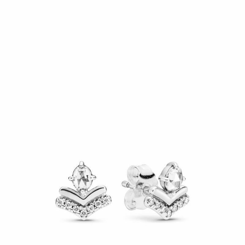 Pandora Classic Wishes Stud Earrings Silver Egypt DE1526374